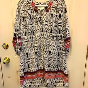 Joompy tribal print shift dress